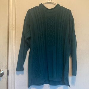 Just for women extra large green sweater